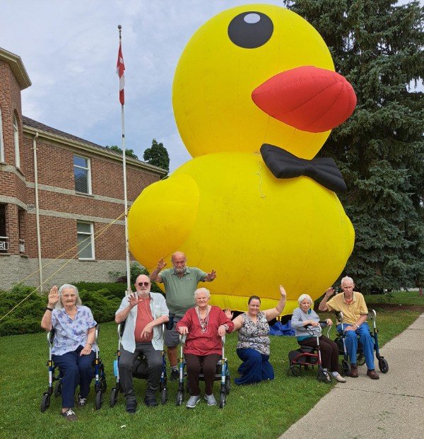 Giant duck proves to be valuable community engagement tool for Rosewood Village