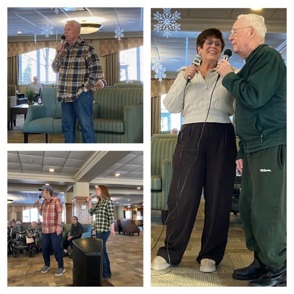 Karaoke is bringing Landmark residents and staff together for fun events