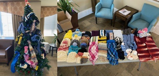 Landmark Village 'mitten tree' spreads warmth during holiday season
