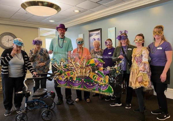 Mardi Gras comes to Landmark Village