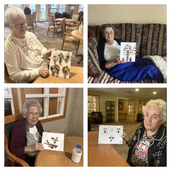 Pebble art engages VOTT residents' Creativity