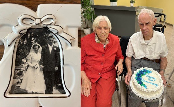 Resident couple celebrates 70th anniversary at Rosewood Village