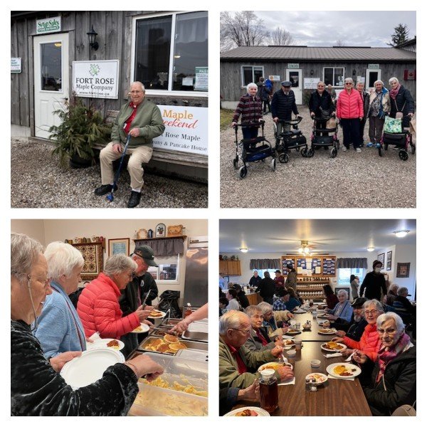 Resident's idea sparks outing to maple syrup farm