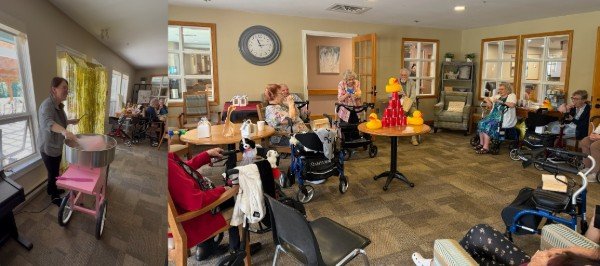 Senior social at Village on the Thames draws crowd with carnival theme