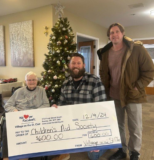 VOSC residents spearhead fundraiser for Children's Aid Society