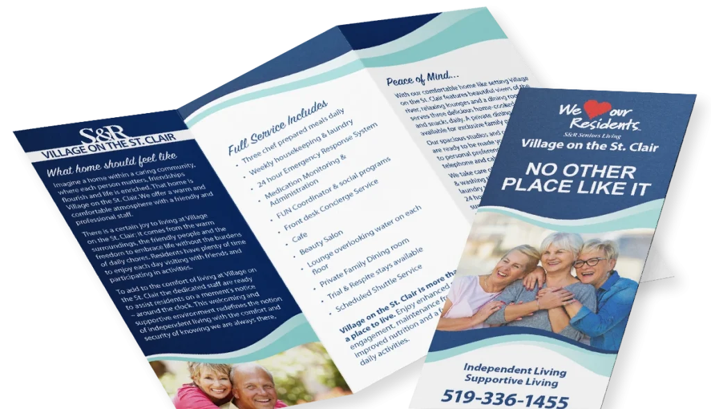 Village on the St. Claire Brochure Preview