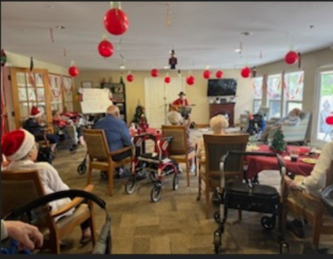 Village on the Thames celebrates Christmas in July